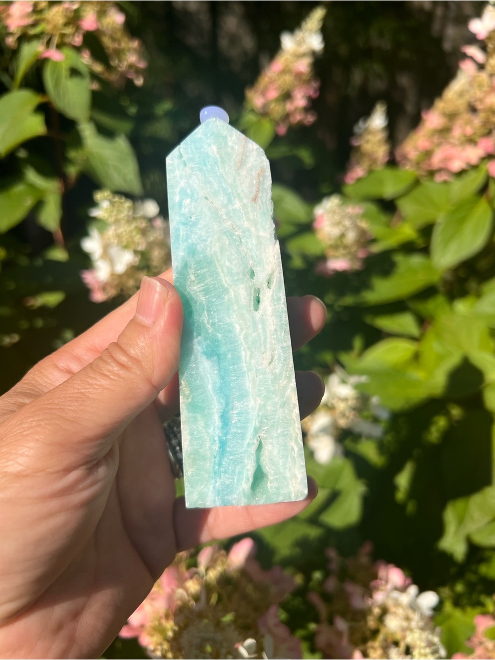 Hemimorphite (4) tower | crystal